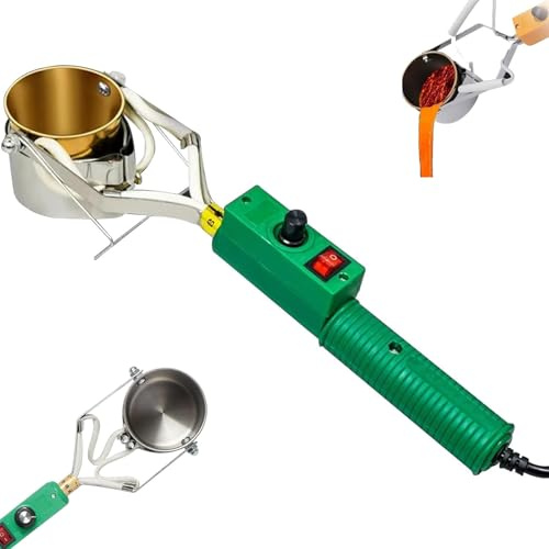 Pot de fusion de plomb portable – Four à souder électrique 420 W, plage de température 150–450 ℃, pour faire fondre l'étain, l'étain et les poids de pêche