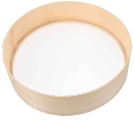 Zerodeko De Harina De Malla para Hornear Pasteles y Pastas De Madera para Tamizar Harina Manualmente Cocina