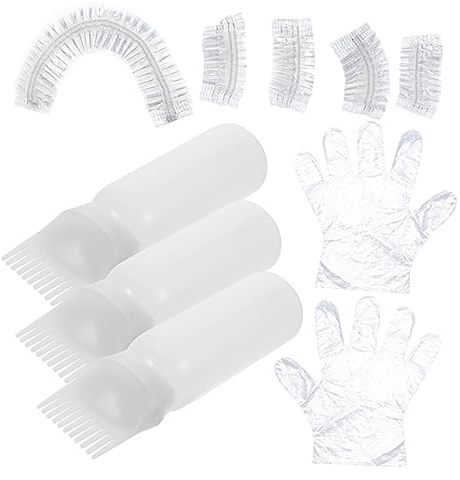 ELAYARD Kit Cheveux Complet pour Coloration et Décoloration Outils Coiffure avec Pinceau et Accessoires pour Application Uniforme Usage Maison et Salon Adapté Types de Cheveux