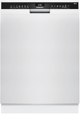 Siemens SN43HW03TE iQ300 - Lavastoviglie sottopiano 60 cm, SmartStart, intensiveZone, varioSpeed Plus, pulizia rapida, Silence on Demand, HygienePlus, Home Connect, aquaStop, bianco