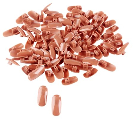 Alipis Faux Ongles Décoratifs pour Entraînement Manucure 200 Pièces en Abs, Pratique et Flexible pour Exercices Nail Art DIY à Domicile
