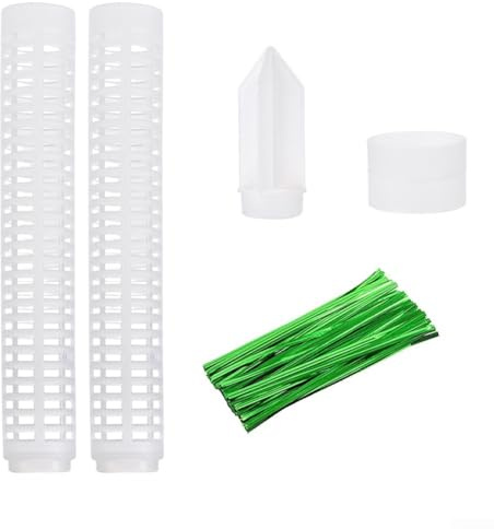 Shophubio Poteau en mousse pour plantes grimpantes, support en plastique empilable avec design de rétention de l'humidité, idéal pour les jardins d'intérieur Monstera Philodendron Ivy (28,5 x 4 cm)