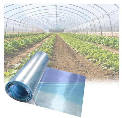 pujindu Polycarbonate Sheet, Clear Pergola Roof Panels, UV Polycarbonate Greenhouse Panels For Gardening,Growing(1.5x3m/59x118in)
