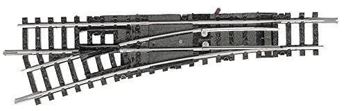 Minitrix 14954 - Manuelle Handweiche Links – Radius R4 - Detailgetreue Modelleisenbahn-Zubehör - Hohe Qualität und Präzision - Spur N