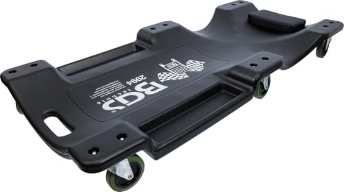 BGS 2994 | Werkstatt-Rollbrett | 1000 x 510 mm | 6 Rollen | bis 110 kg | Ergonomische Kopfstütze | schwere und robuste Ausführung