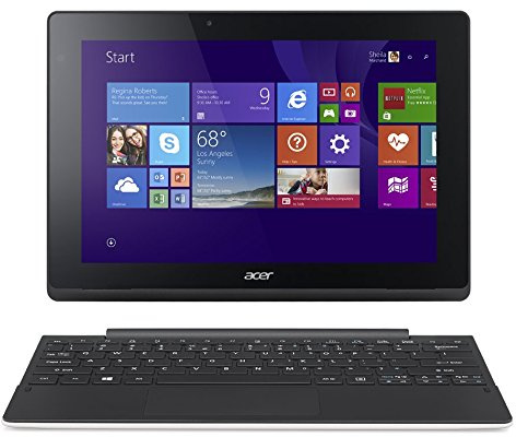 acer SW3-013-11YM Ordinateur Portable Hybride Tactile 10,1 (25,4 cm) Blanc (Intel Atom, 2 Go de RAM, 532 Go, Intel HD Graphics, Windows 8.1)