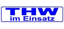 INDIGOS UG - Magnetschild Auto THW im Einsatz 30 x 8 cm reflektierend - Magnetfolie LKW Truck Transporter Baustellenfahrzeug Firmenwagen - flexibel abnehmbar, wetterfest