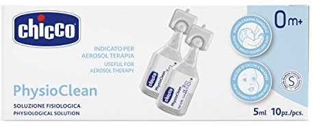 chicco - solution physiologique chicco physioclean 5 ml 10 unités