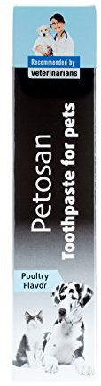 Petosan Zahnpasta für Hunde und Haustiere, Anti-Zahnstein Geflügelgeschmack, 70 g (1er Pack)