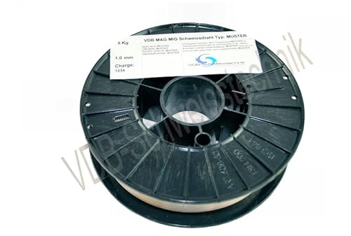 Schweißdraht MAG Edelstahl 1.4430-1,0 mm Spule - D200-4430 V4A - 5,0 Kg