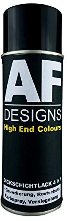 Alex Flittner Designs 4 in 1 FRITZMEIER Grau Dickschichtlack Lack Spraydose | Dickschichtlack Spray 4 in 1 - 400 ml