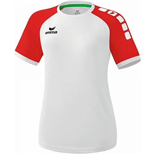 Erima Damen Zenari 3.0 Trikot (6302102), weiß/rot, 40