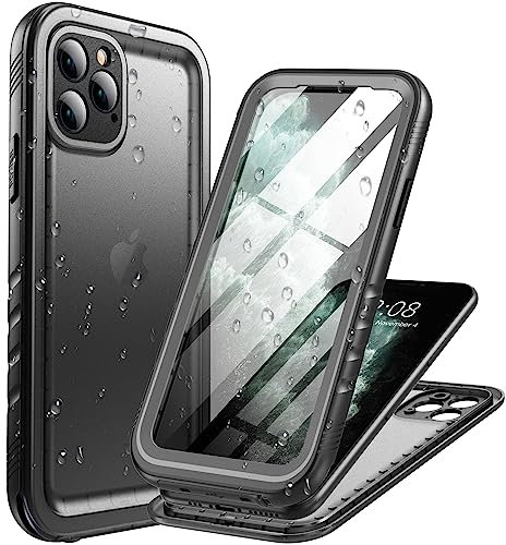 Cozycase for iPhone 11 Pro Max Waterproof Shockproof Case with Screen/Camera Protector - Unbreakable/Heavy Duty/Front and Back Cover【360 Full Body Protective】Underwater Dustproof Antishock Hard Bumper