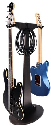 Gator Frameworks Elite Series Doppel-Gitarrenständer, braun (GFW-ELITEGTRHNGSTD-2X-BRN)