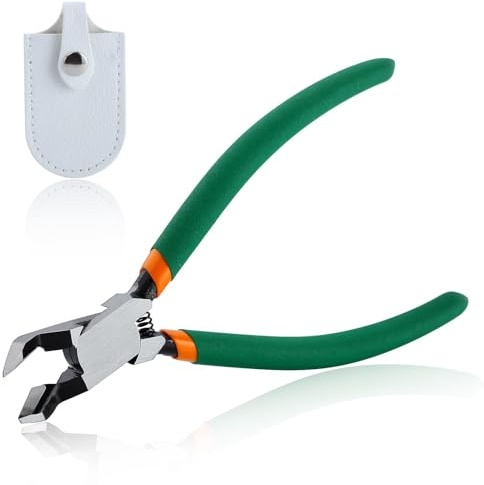 SPEEDWOX Tronchesina tagliafili a 45°, tagliafili, tagliafili elettronici, tronchesi laterali ultra affilate e di precisione per modellismo in plastica, con copertura protettiva