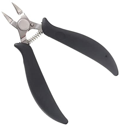Alicate para Uñas de Pies de Acero Inoxidable para Pedicura | Negro, Uso en Casa y Manicura, Corta Cutículas Muertas y Ayuda a Evitar Uñas Encarnadas