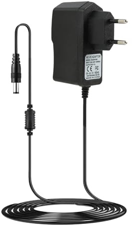 9V Netzteil Adapter 1A, Universelles Netzteil 9V DC für Effektpedale, Gitarrenpedal, Stompbox, Looper, Keyboard, Casio Piano, Roland, Zoom, Kompatibel Mit Elektronischen Musikinstrumenten, DC 5,5x2,1m