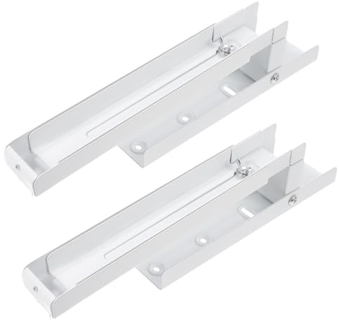 Toyvian 2 Piezas Soporte para Horno Microondas de Pared Extensible Color Claro para Cocina Soporte de Pared para Microondas Brazos Extensibles para Rejilla