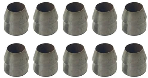 Niceminiwall 10-Piece Round Steel Hammer Handle Set with 8-19mm Sizes for Securing Replacement Handles and Loosening in Hammers and Mallets(19mm)