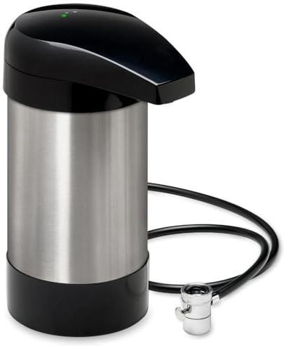 WaterChef C7500 Premium Countertop Water Filter System with Intelligent Monitor (Black), 1,000 Gal., Certified for 78 Contaminants, Made in USA