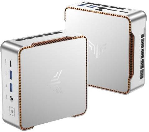 NiPoGi Hyper H2 Mini PC Windows 11 Pro Intel Core-i5 14450HX(8C/16T,up to 4.8GHz) Mini PC 16GB DDR4 512GB PCIe SSD Intel UHD Graphics Mini Computers 4K Triple Display/HDMI+DP+USB-C/WiFi6/BT5.2/USB3.2