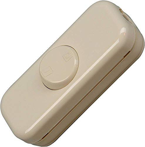 Kopp Elektroinstallation Rocker Switch 2P weiß Schalter Elektro – Messer Zubehör Elektro (10 A, weiß)