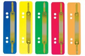 ELBA Heftstreifen, 35 x 150 mm, PP, wei, Metall-Deckleiste VE = 1