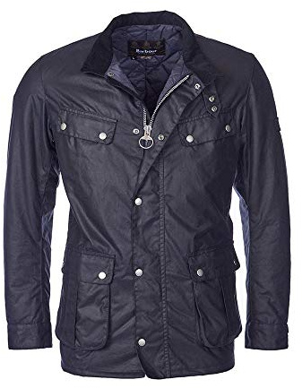 Barbour International B.INTL Duke Vaxjacka Marinblå, Marinblått Xsp, XXL