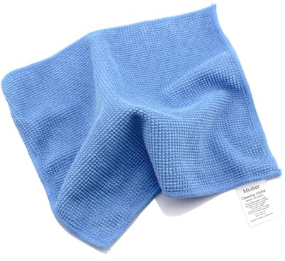 Mcsher Microfiber Cleaning Cloths - 6 Pack, Blue, 6x 7 Inch