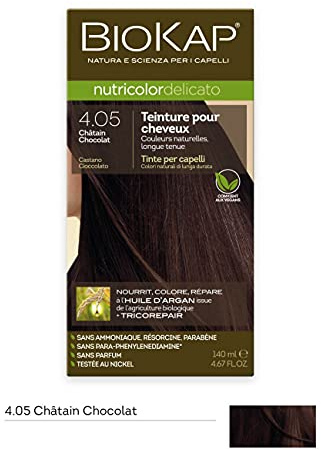 Biokap Nutricolor Delicato Teinture Permanente - 4.05 Châtain Chocolat