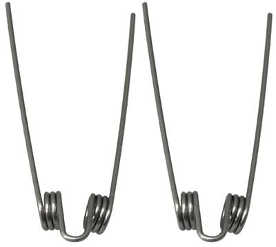 Yibuy Wasserschlüssel Spieß Ventil Feder für Posaune Alt Horn Breite 1,9cm 100PCS silber
