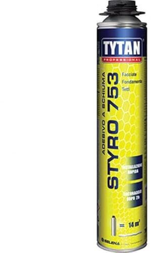 MOUSSE PISTOLET AUTOMATIQUE STYRO 753 ML.750 XPS/EPS POUR COLLAGE