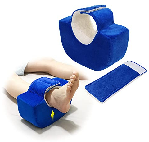 Foot Elevation Pillow Post Surgery Ankle Heel Protector for Pressure Sores Leg elevation Feet Pillow for Swelling Bed Sore Pressure Ulcer Cushion Ankle Support Foot Cradle Surgery Recovery Supplies