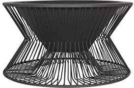 La Hacienda Garden Fire Pit Classic – Milan | Outdoor Fire Pit & Patio Heater, Garden Fire Bowl with Cooking Grill, Steel, for Outdoor Heating & Ambience