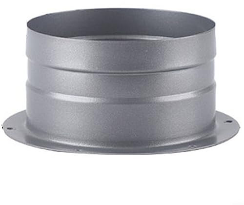 URPIZY 3-8 Zoll Metall Flansch Entlüftungsrohr Fitting Wand Luftrohr Schlauch Flansch Adapter Lüftungsrohrverbinder, 200 mm