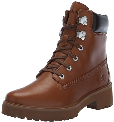 Timberland Carnaby Cool 6in, Stivali alla Moda Donna, Rust Full Grain, 39.5 EU Larga