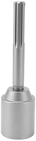 Martillo de Poste T con Accesorio SDS de 5 Puntas, 45 mm, Acero, para Instalación de Postes de Valla y Varillas de Tierra