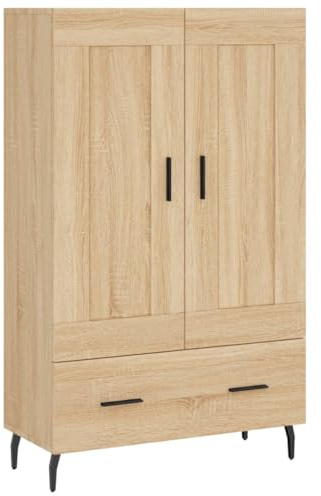 vidaXL Highboard Sonoma Oak 69.5x31x115 cm Engineered Wood