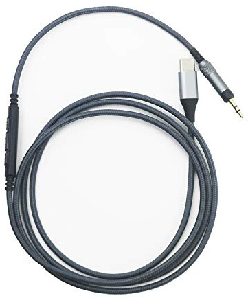 ABLET USB-C-Audiokabel für Bose 700, QC25, QC35II, QC35, QC45 Kopfhörer - Mit Remote-Lautstärke, Mikrofon - Kompatibel Mit iPhone 15/15 Pro/15 Plus, iPad 10./9./Pro/Air