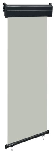 WRJENFSC Ombrellone da Spiaggia Ombrellone da Sole Ombrellone da Piscina Tendalino Laterale per Balcone 65x250 cm Grigio Adatta per Bar, Ristoranti, Piscine