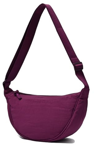 DWDC Borsa a Tracolla,Borsa a Tracolla per Donna Borsa a Tracolla Piccola in Nylon a Mezzaluna Morbida Borsa a Tracolla Casual Borsa a Tracolla Zaino a Tracolla