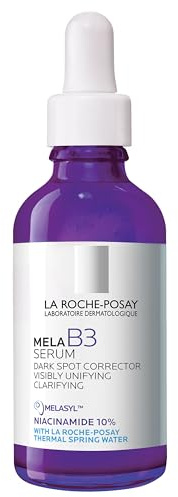 La Roche Posay Mela B3, Siero Intensivo Anti-Macchie, Per Tutti i Tipi di Pelle, Azione Anti-Ricomparsa, Uniforma il colorito e riduce l'iperpigmentazione. Arricchito con Melasyl e Niacinamide, 50 ml