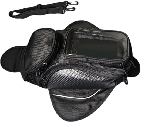 de Tanque de Moto – magnética, Soporte Resistente a la Intemperie, Equipo de equitación, Almacenamiento para Bicicleta, Soporte Compacto | Ideal para Viajes de Fin de Semana, ofreciendo