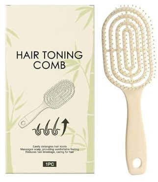 Cepillo Definidor de Suministros De Belleza Flexibles Y Anti-Enredos | Cepillo para Pelo Mojado Para Todas Las Edades, Hogar, Salón, Viaje, Boda, Spa, , Verano, Vacaciones