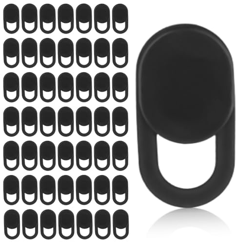 50pcs Front Laptop Camera Covers Slider (Black)