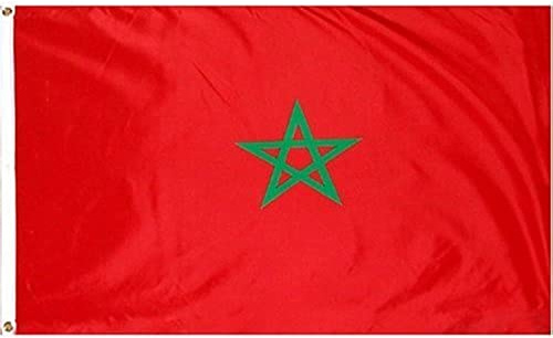 Shopzeus Drapeau du Maroc en Polyester 3 Ft. X 1,5 m.