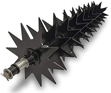 Agri-Fab AG45-0458 42-inch Working Width SmartLink Curved Blade Aerator - Black