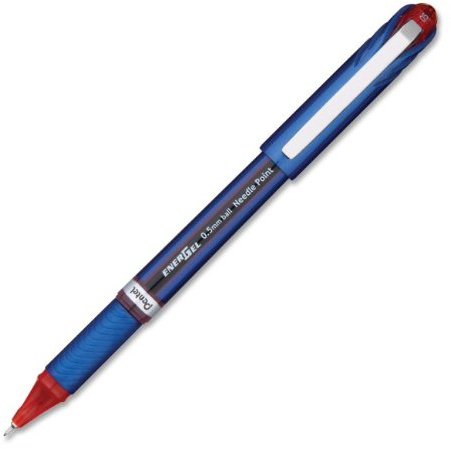 Pentel EnerGel Plus BLN25 0.5mm Red (Pack of 1)