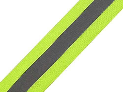 5m Reflektorband Reflexband Reflexstreifen 25mm Gurtband reflektierend Farbwahl