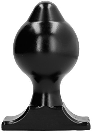 All Black mega dicker Analdildo/Analplug - Plug 17.5 cm Länge - Schwarz 10 Inch